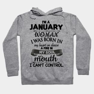 I'm A January Woman Happy Birthday To Me You Mommy Daughter Hoodie